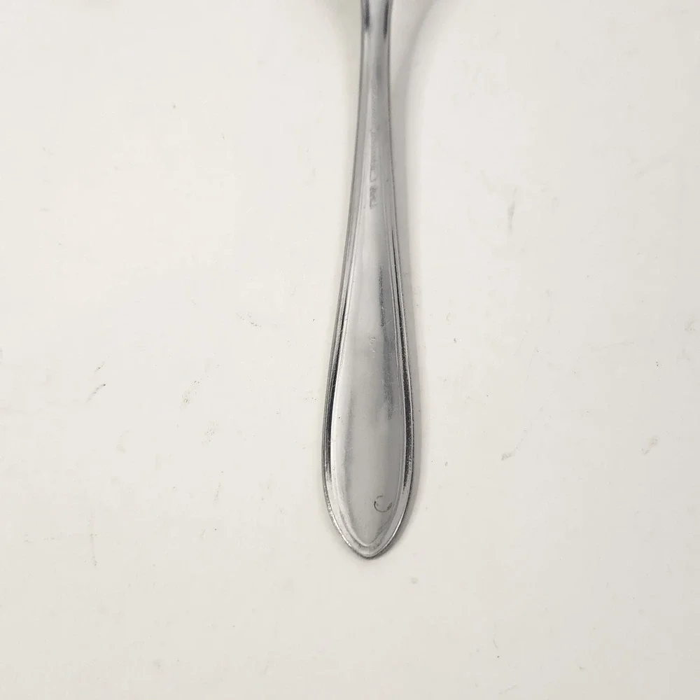Vintage Utica Cutlery Atomic Starburst Stainless Dinner Fork USA MCM UT153